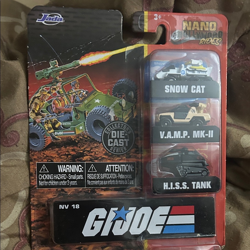 Ada Nano Military Vehicle Set - Green, White, Black